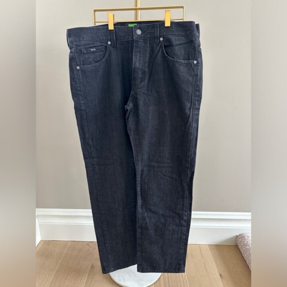 Hugo Boss Green Label Kansas Jeans Men’s 34x32 Dark Wash Straight Leg